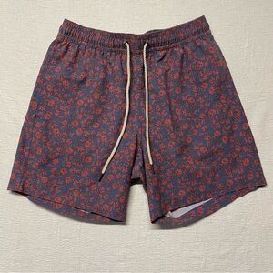 Fair Harbor Swim Trunks Men’s Medium Floral Print